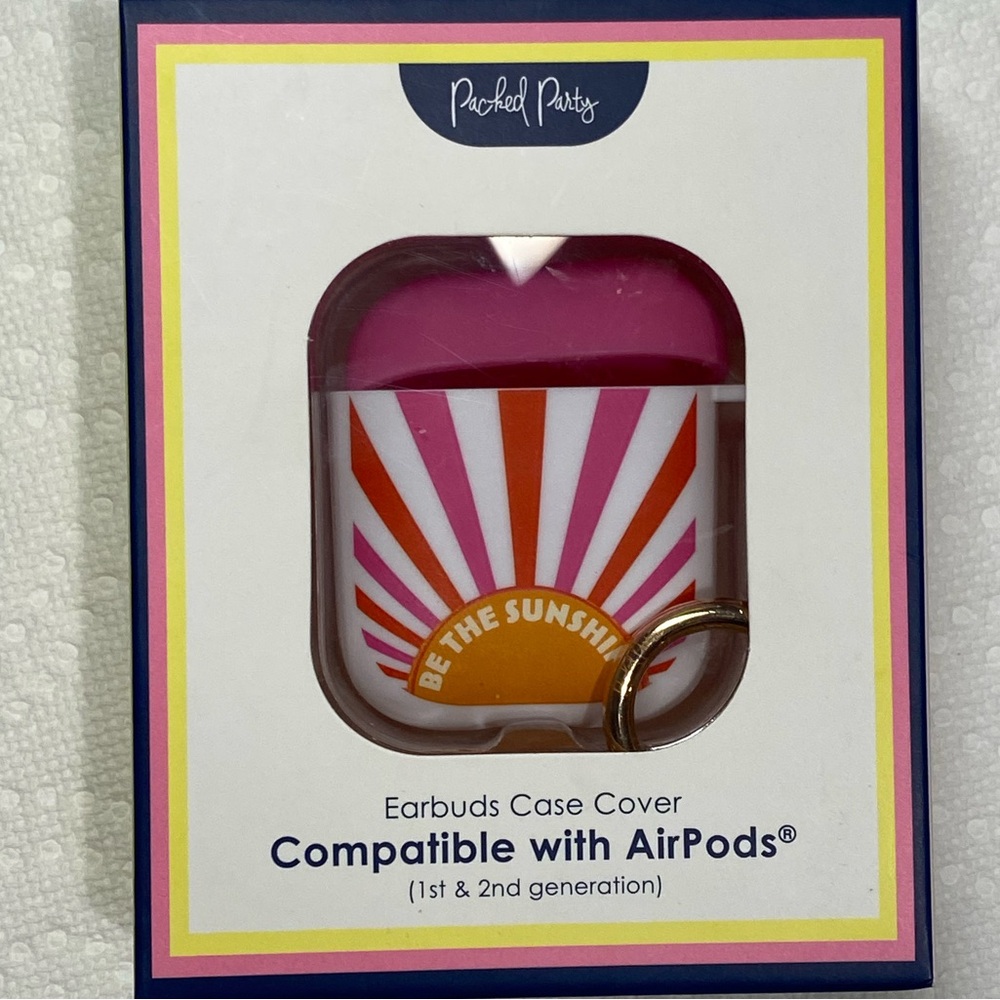 AirPod Case Cover by Packed Party - Be the Sunshine pattern